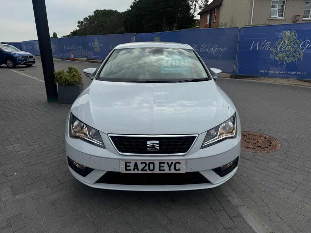 Seat Leon Hatchback 1.0 Tsi Se Dynamic Euro 6 Ss 202 White #3