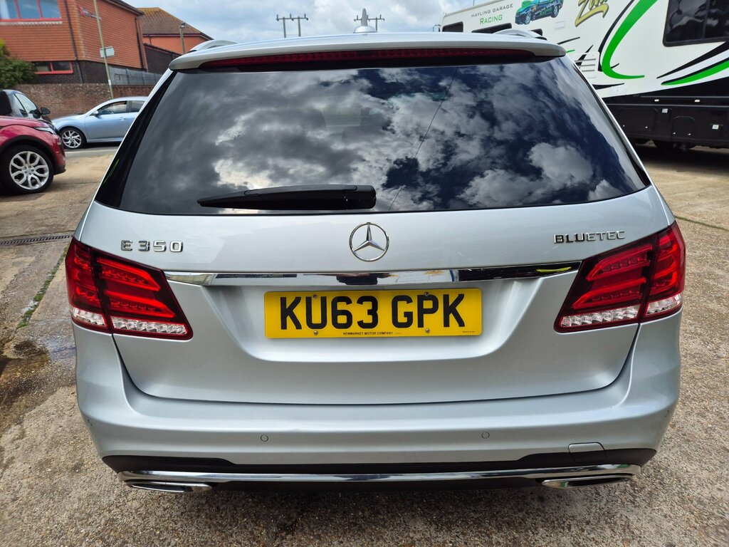 Mercedes-Benz E Class 3.0 E350 V6 Bluetec Amg Sport Estate G- KU63GPK Silver #5