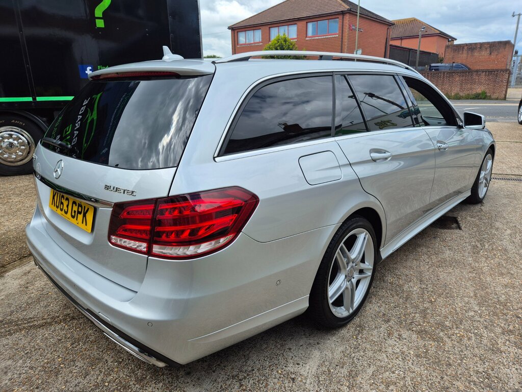 Mercedes-Benz E Class 3.0 E350 V6 Bluetec Amg Sport Estate G- KU63GPK Silver #6