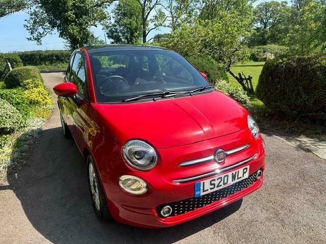 Fiat 500 Lounge Red #3