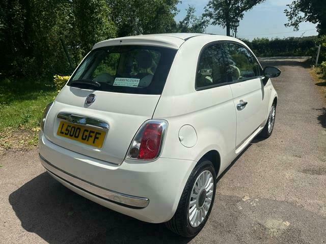 Fiat 500 Lounge White #6