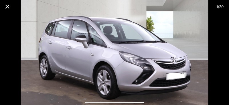 Vauxhall Zafira Exclusiv Cdti Silver #2