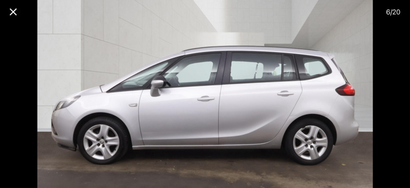 Vauxhall Zafira Exclusiv Cdti Silver #6