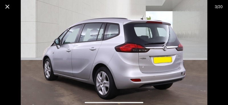 Vauxhall Zafira Exclusiv Cdti Silver #3