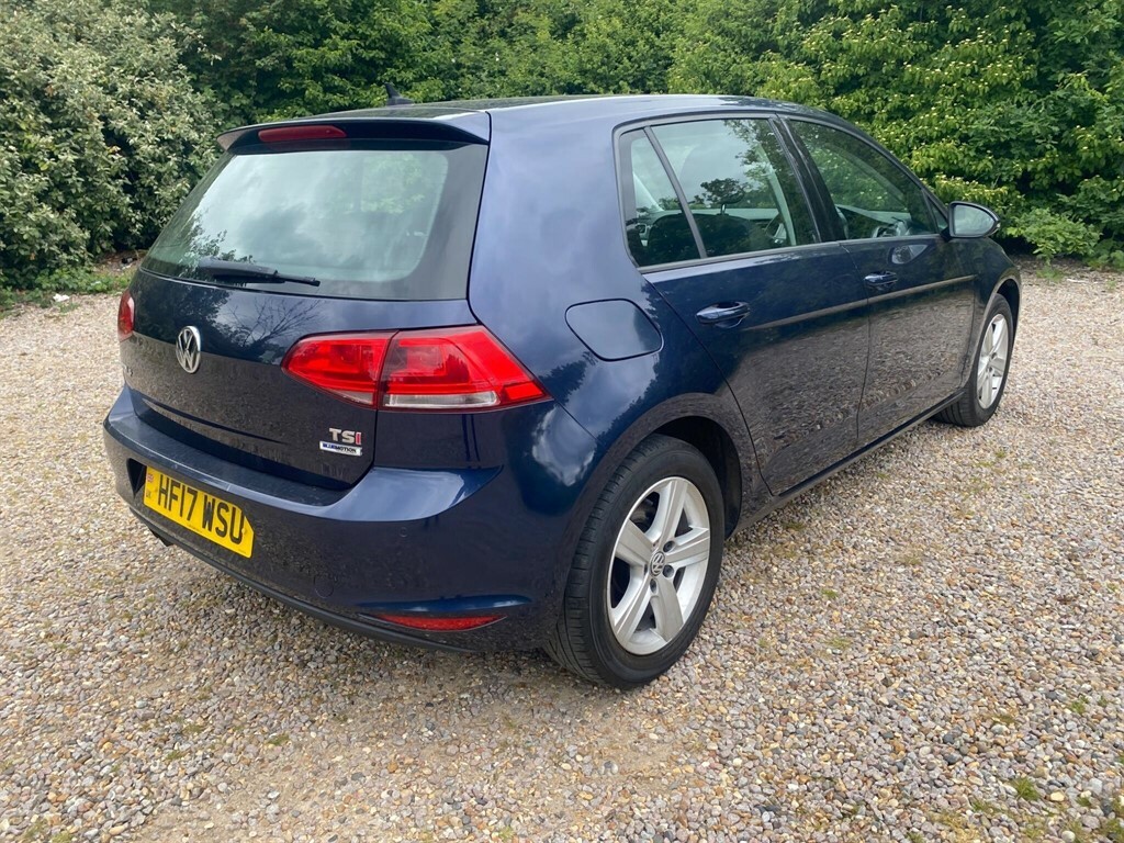 Volkswagen Golf 1.4 Tsi Bluemotion Tech Match Edition Euro 6 Ss HF17WSU Blue #4