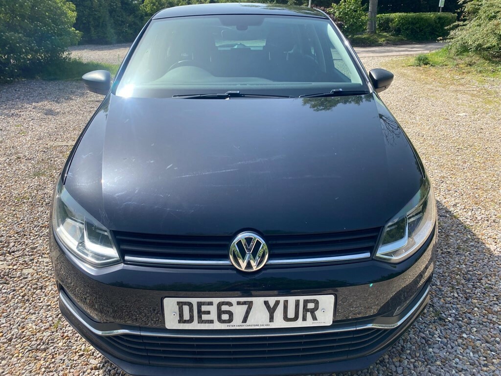 Volkswagen Polo 1.2 Tsi Match Edition Euro 6 Ss DE67YUR Black #2