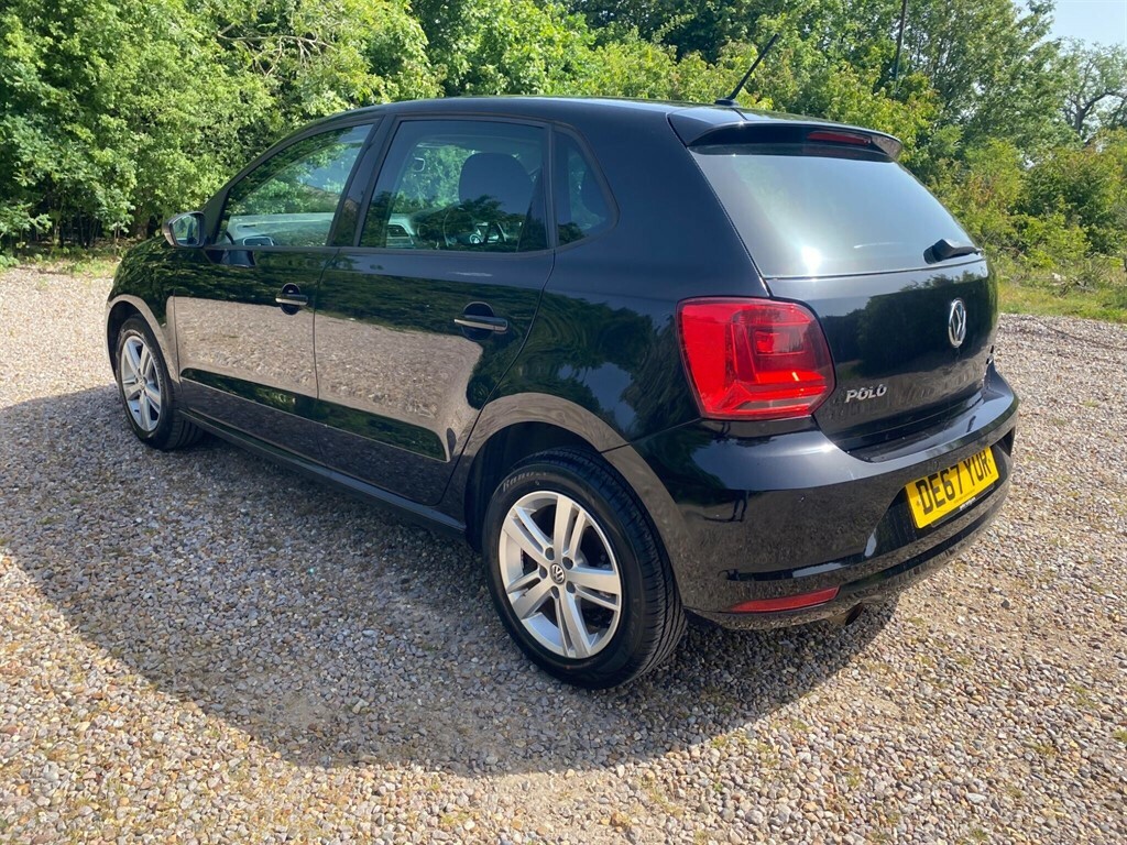 Volkswagen Polo 1.2 Tsi Match Edition Euro 6 Ss DE67YUR Black #5