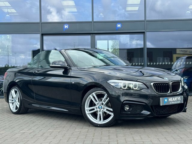 BMW 2 Series 218D M Sport Convertible Black