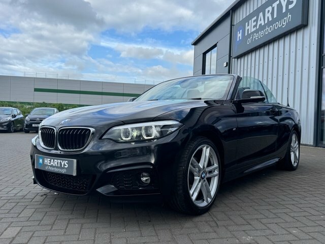BMW 2 Series 218D M Sport Convertible AD19JJL Black #3