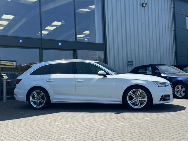 Audi A4 Avant Tfsi S Line Estate KM67UAO White #6