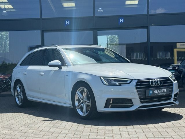 Audi A4 Avant Tfsi S Line Estate KM67UAO White #5