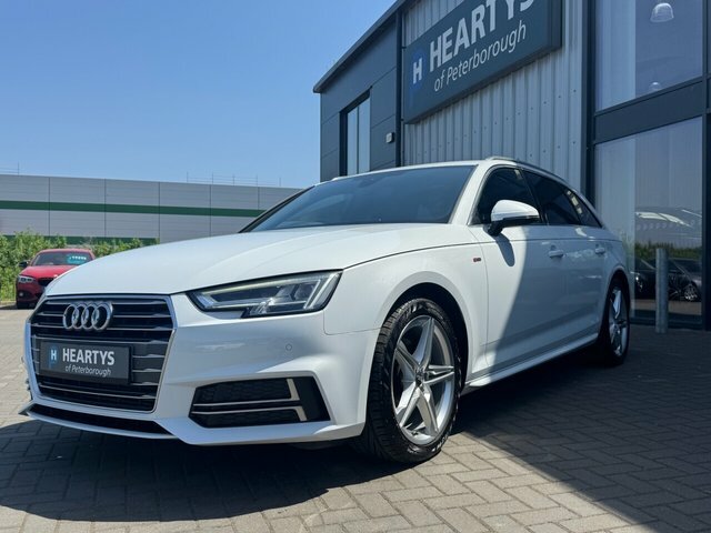 Audi A4 Avant Tfsi S Line Estate KM67UAO White #3