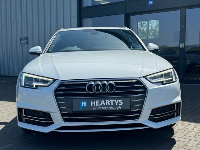 Audi A4 Avant Tfsi S Line Estate KM67UAO White #2