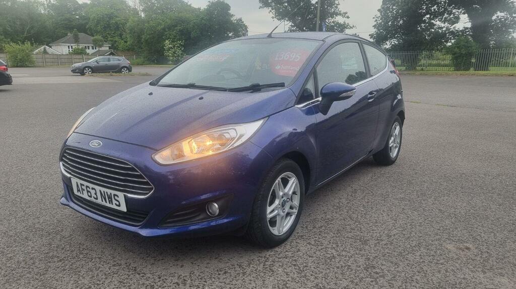 Ford Fiesta Hatchback 1.0 T Ecoboost Zetec 2013 AF63NWS Blue #6