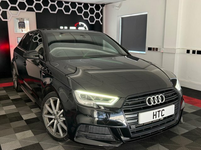Audi A3 Tdi Black Edition Sportback YG67XRM Black #2