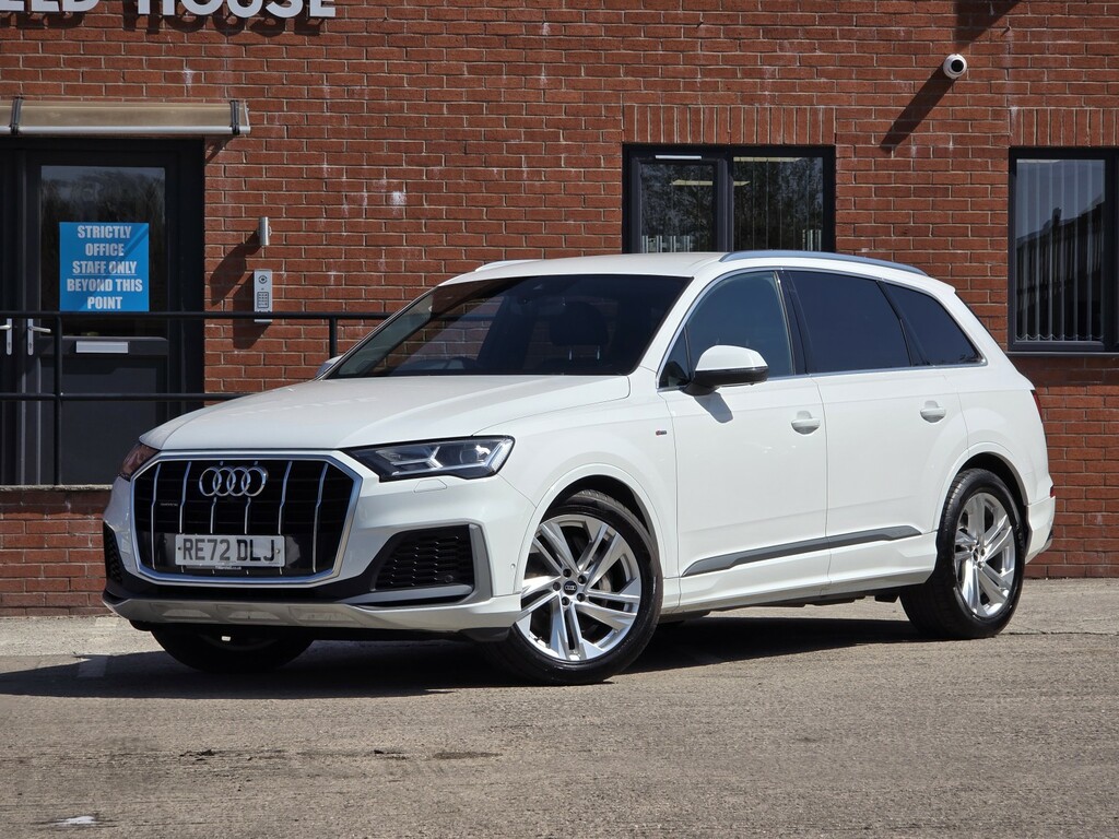 Audi Q7 3.0 Tfsi V6 55 S Line RE72DLJ White #5