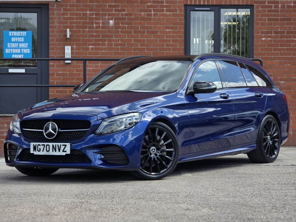 Mercedes-Benz C Class 2.0 C300d Amg Line Night Edition WG70NVZ Blue #5