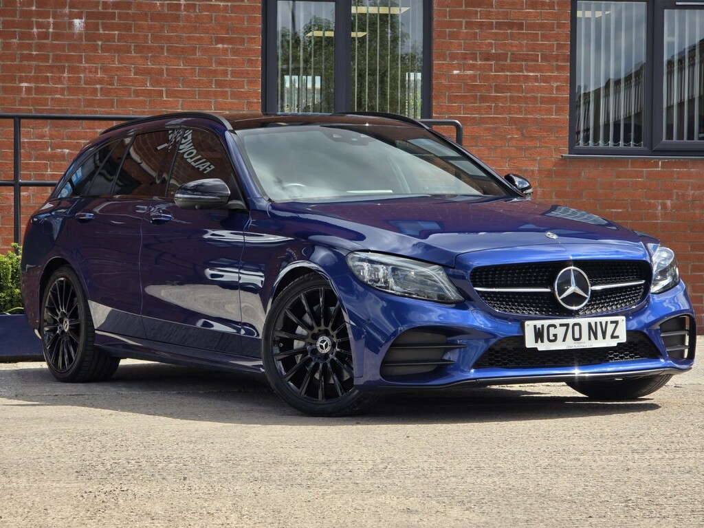 Mercedes-Benz C Class 2.0 C300d Amg Line Night Edition Blue
