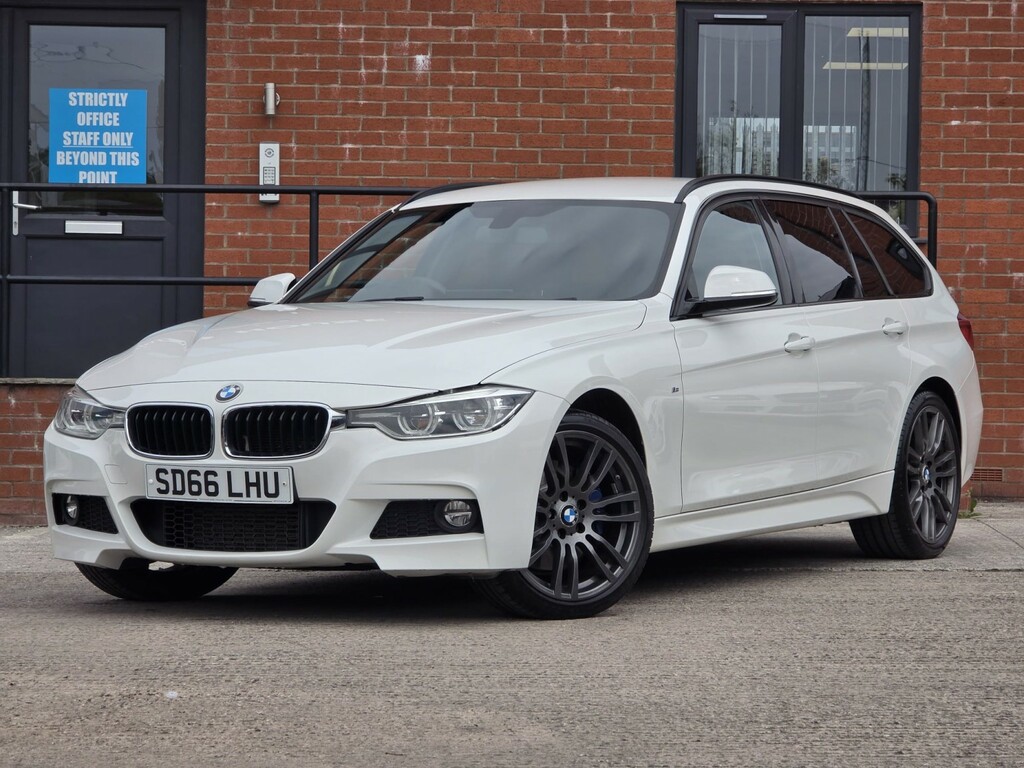 BMW 3 Series 2.0 320D Xdrive M Sport Touring SD66LHU White #5