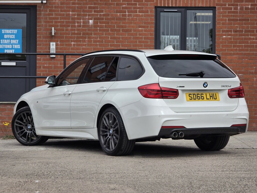 BMW 3 Series 2.0 320D Xdrive M Sport Touring SD66LHU White #2