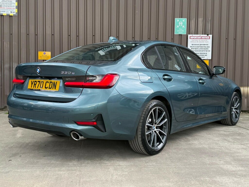 BMW 3 Series 2.0 330E Sport Pro Saloon YR70CDN Blue #4