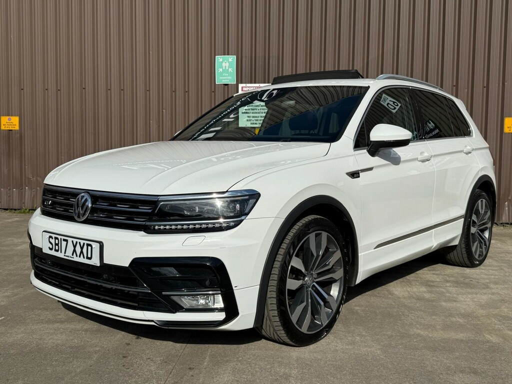 Volkswagen Tiguan 2.0 Tdi Bluemotion Tech R-line SB17XXD White #2