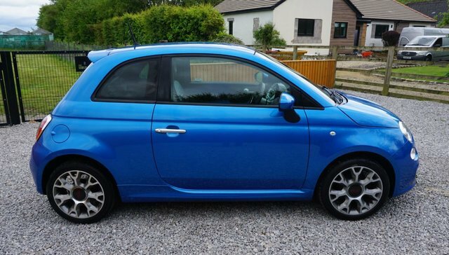 Fiat 500 S Hatchback MW64VVH Blue #3