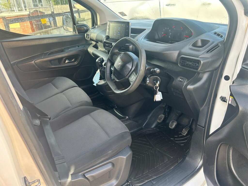 Peugeot Partner 1.5 Bluehdi 1000 Professional Standard Panel Van S NU20TXO White #6