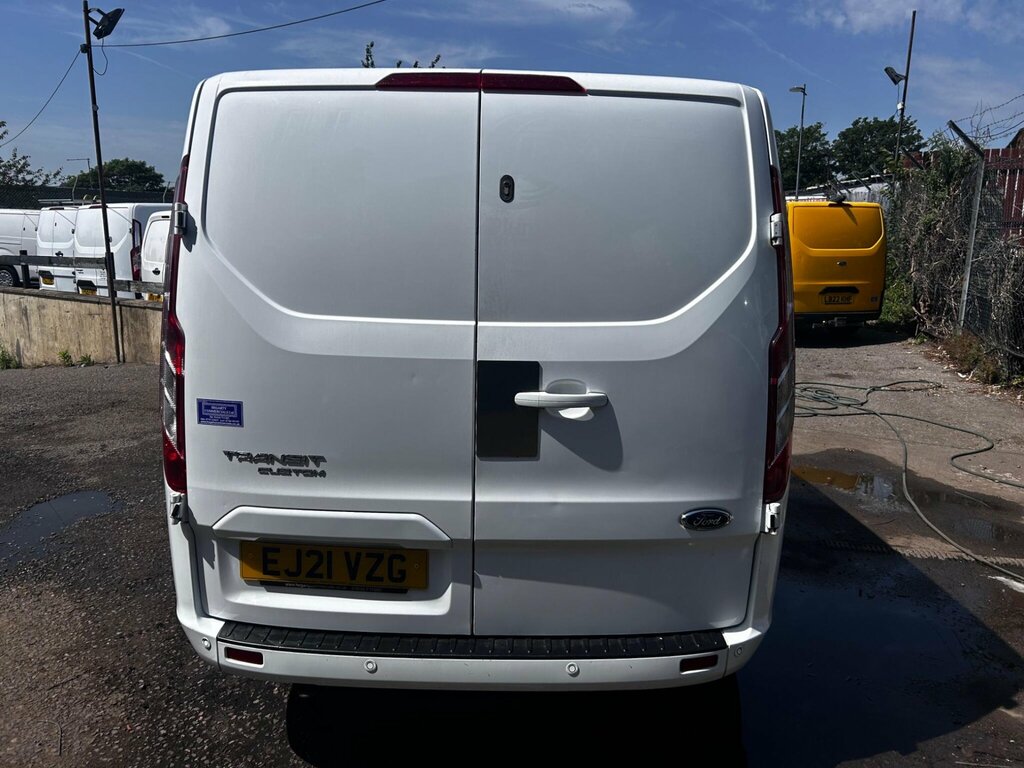 Ford Transit Custom 2.0 280 Ecoblue Limited L1 H1 Euro 6 Ss EJ21VZG White #4
