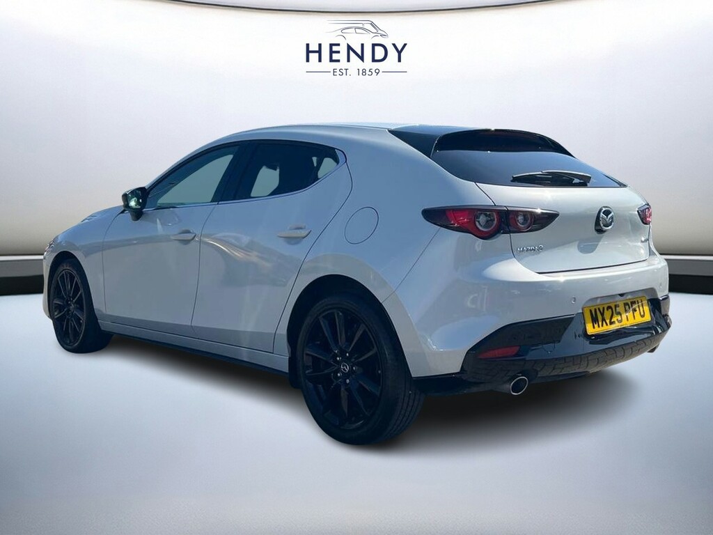 Mazda 3 2.5 E-skyactiv G Mhev 140 Homura MX25PFU White #6