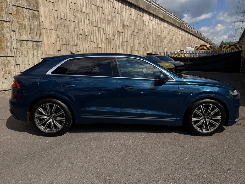 Audi Q8 50 Tdi Quattro S Line Tiptronic Leather YH71UEL Blue #3