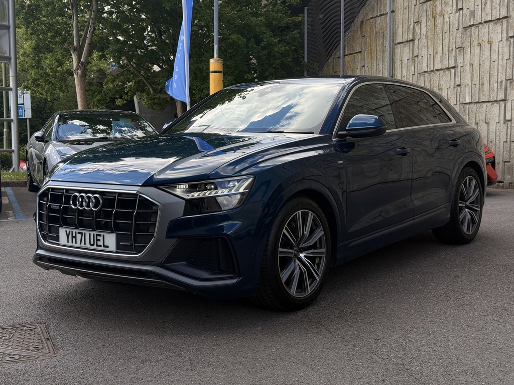 Audi Q8 50 Tdi Quattro S Line Tiptronic Leather YH71UEL Blue #4