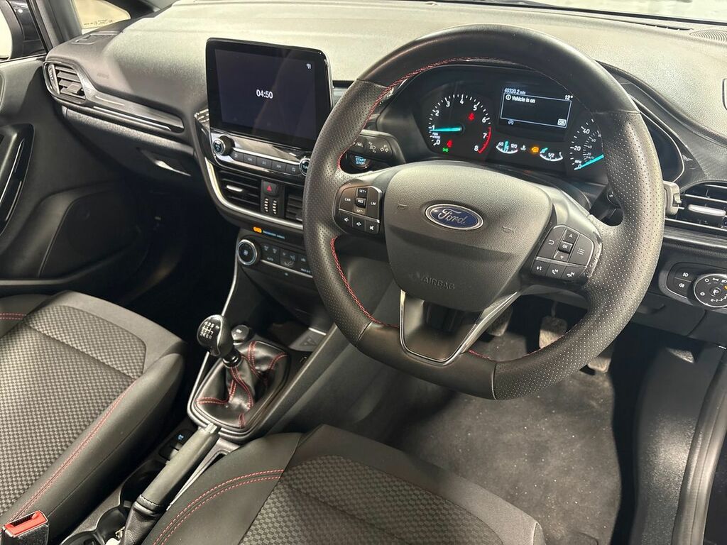 Ford Fiesta 1.0 Ecoboost 125 Sport Van GY71DNJ Black #4