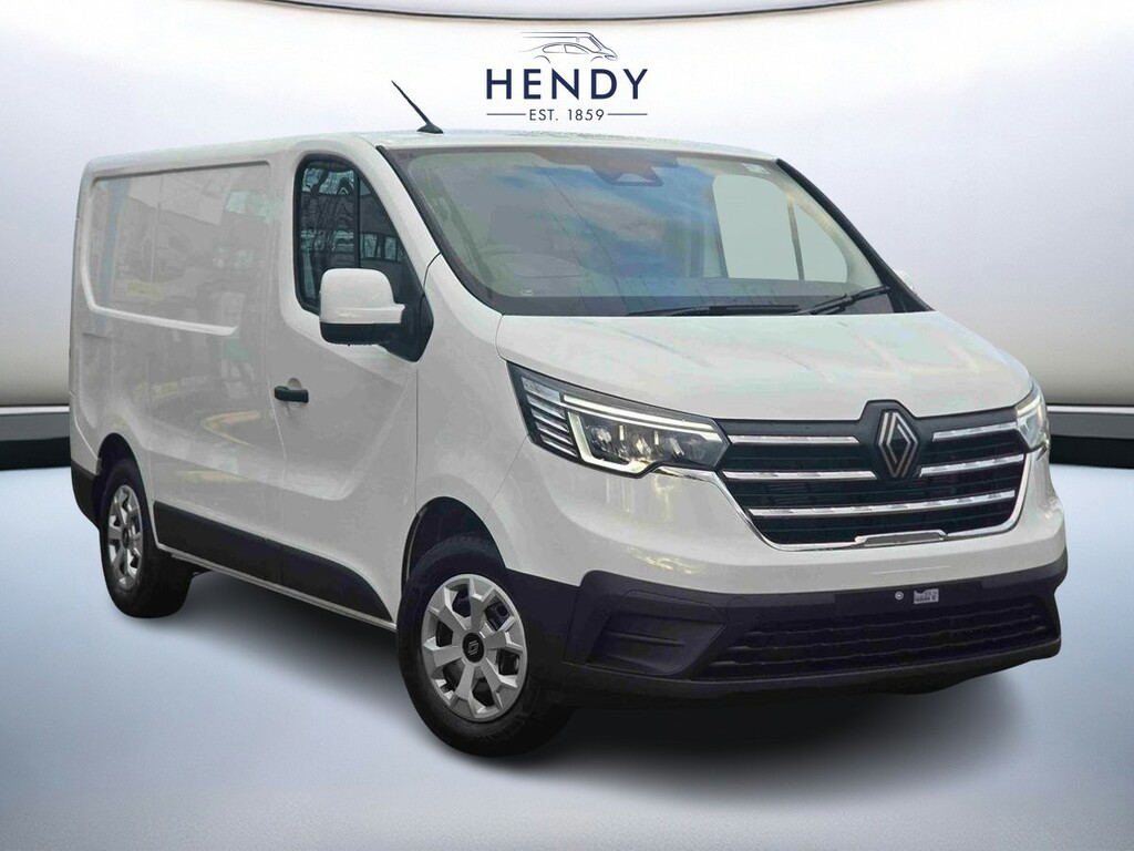 Renault Trafic Sl30 Blue Dci 130 Advance Safety Van HV26XJE White #2