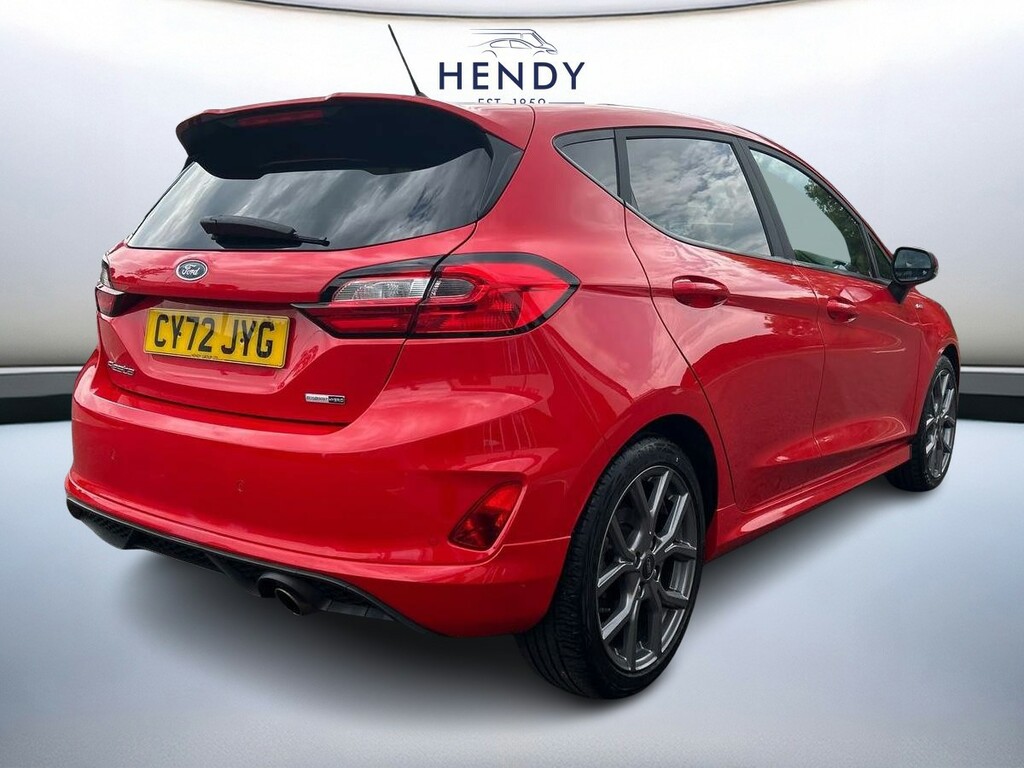 Ford Fiesta 1.0 Ecoboost Hybrid Mhev 125 St-line CY72JYG Red #4