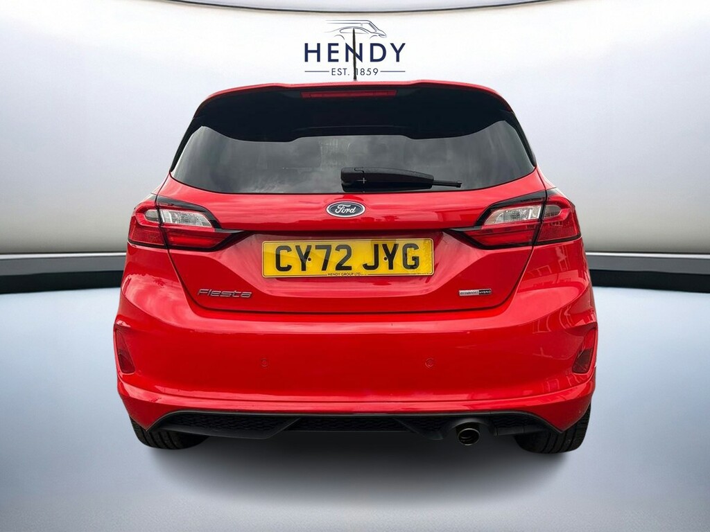 Ford Fiesta 1.0 Ecoboost Hybrid Mhev 125 St-line CY72JYG Red #5