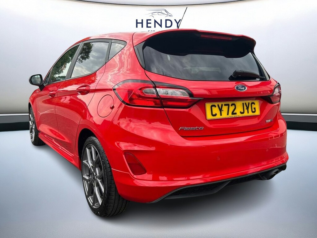 Ford Fiesta 1.0 Ecoboost Hybrid Mhev 125 St-line CY72JYG Red #6