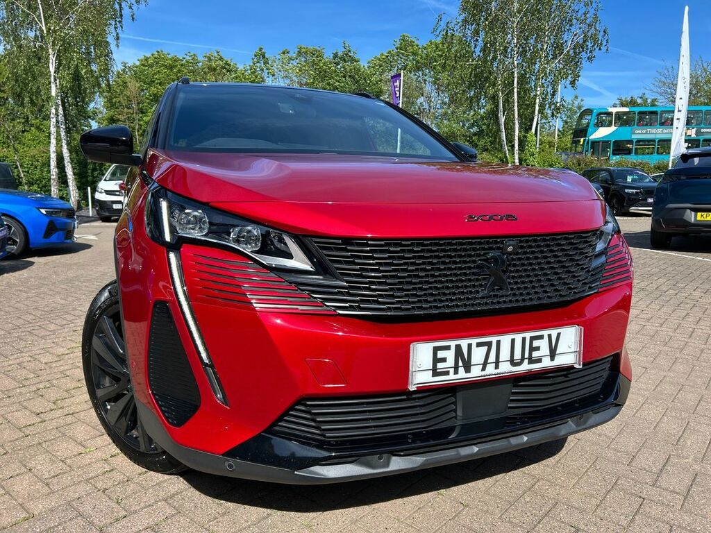 Peugeot 3008 1.6 Hybrid 225 Gt Premium E-eat8 EN71UEV Red #3
