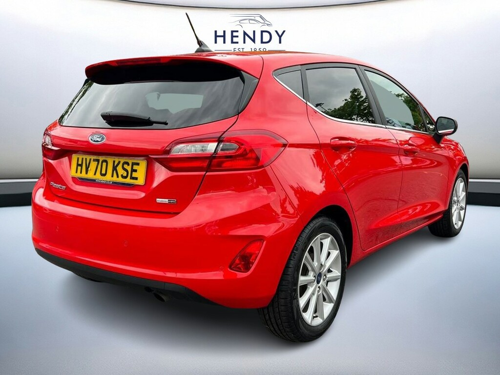 Ford Fiesta 1.0 Ecoboost Hybrid Mhev 125 Titanium HV70KSE Red #4