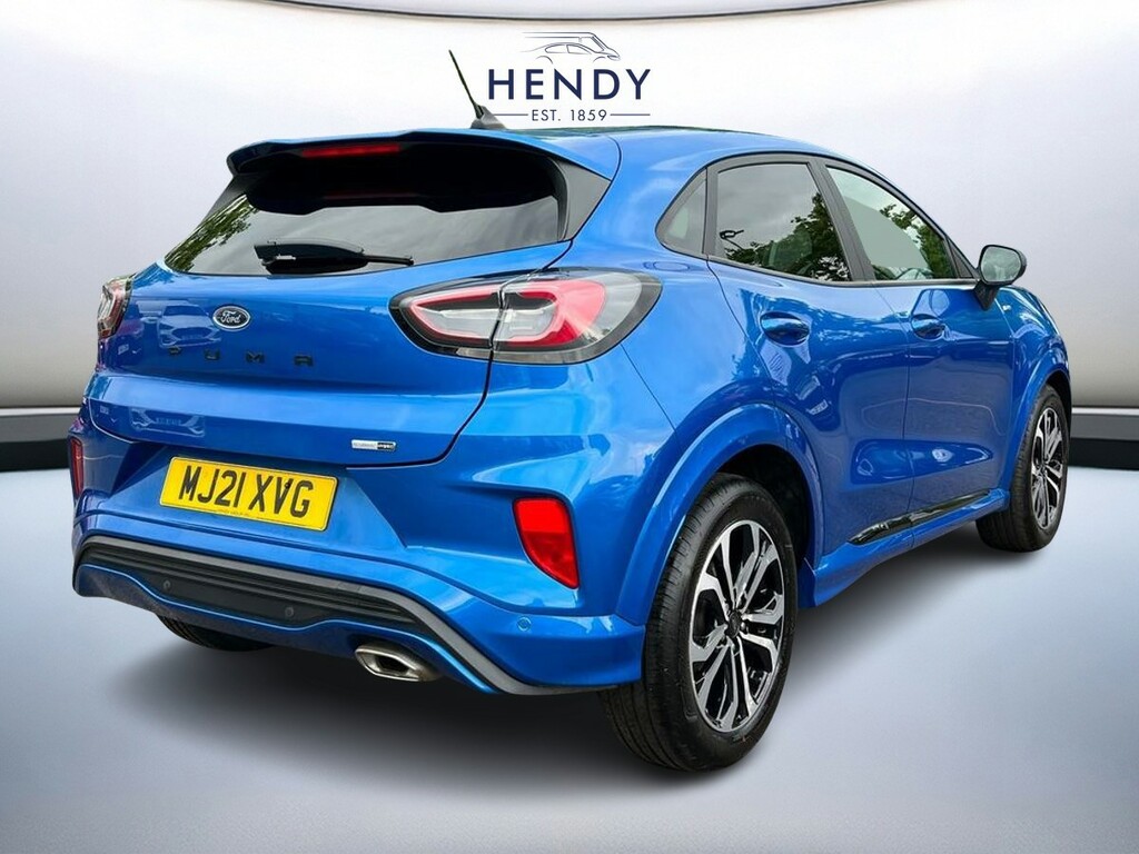 Ford Puma 1.0 Ecoboost Hybrid Mhev St-line MJ21XVG Blue #4