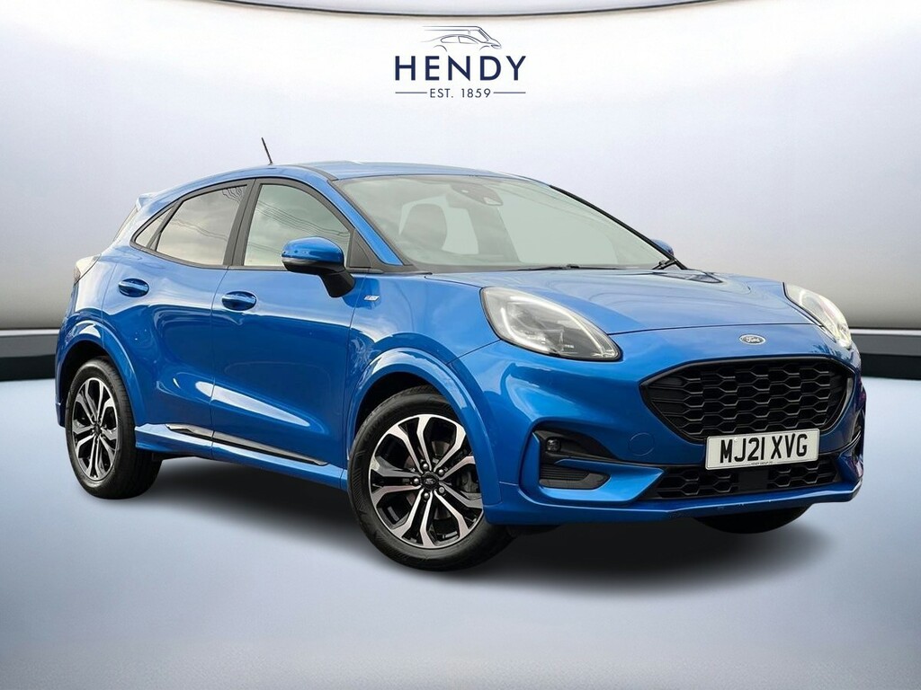 Ford Puma 1.0 Ecoboost Hybrid Mhev St-line MJ21XVG Blue