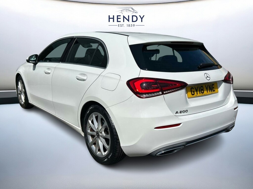 Mercedes-Benz A Class A200 Sport 2018 GY18YNE White #6