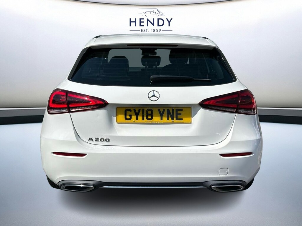 Mercedes-Benz A Class A200 Sport 2018 GY18YNE White #5