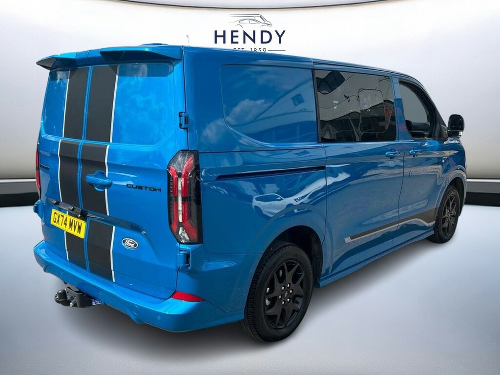 Ford Transit Custom 2.5 Phev 232Ps H1 Double Cab Van Sport Blue #2