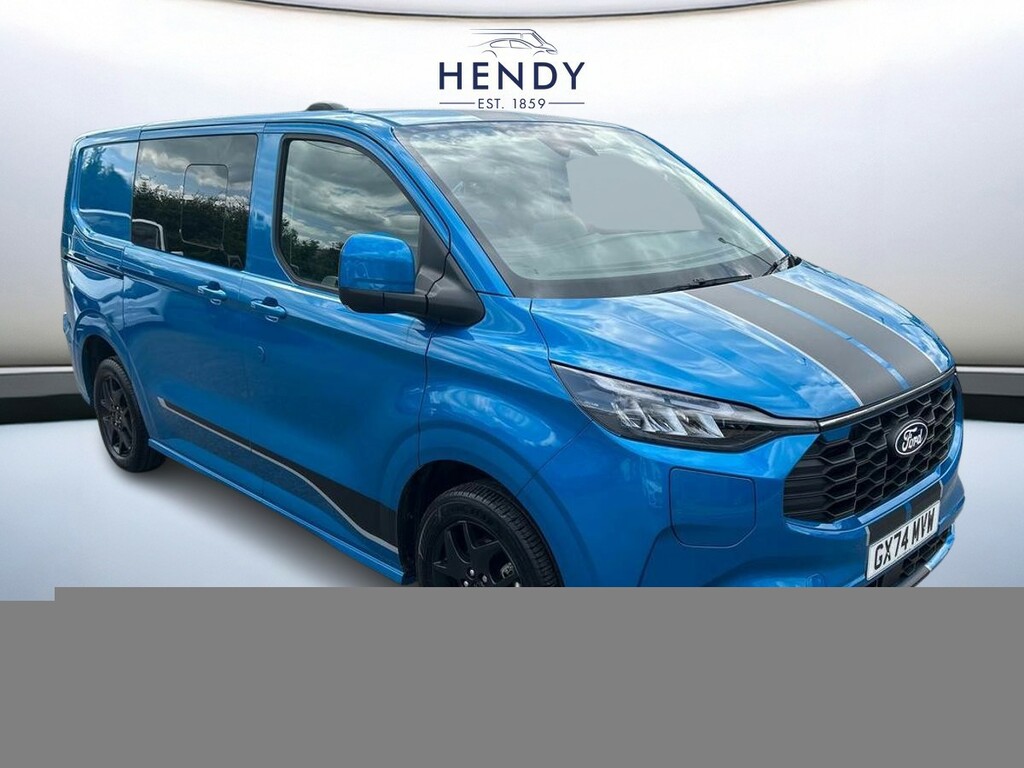 Ford Transit Custom 2.5 Phev 232Ps H1 Double Cab Van Sport Blue