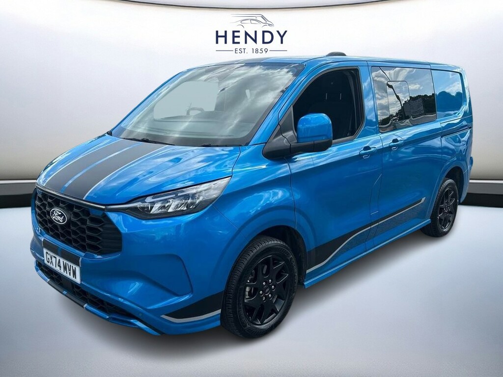 Ford Transit Custom 2.5 Phev 232Ps H1 Double Cab Van Sport Blue #5