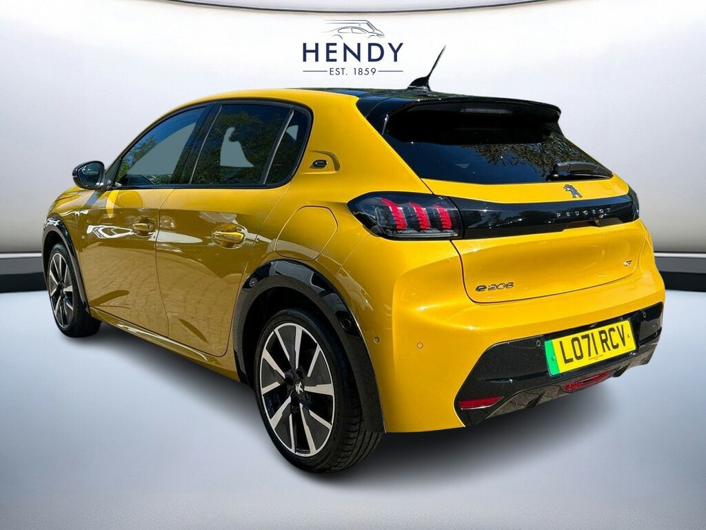 Peugeot e-208 100Kw Gt 50Kwh LO71RCV Yellow #6