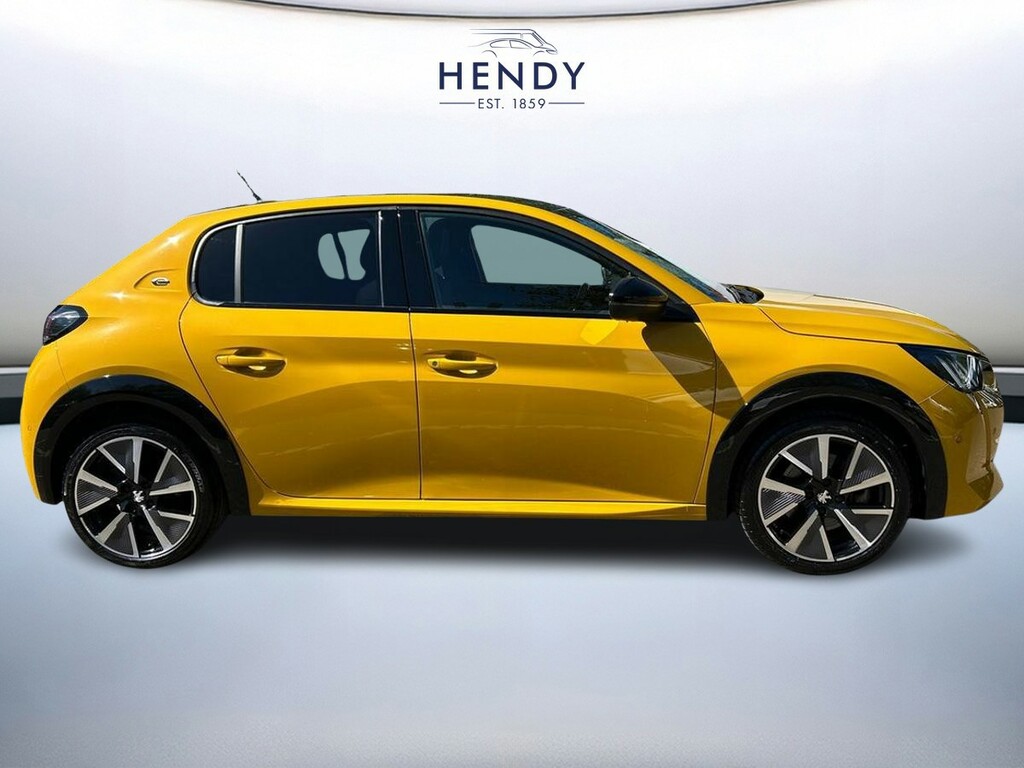 Peugeot e-208 100Kw Gt 50Kwh LO71RCV Yellow #2