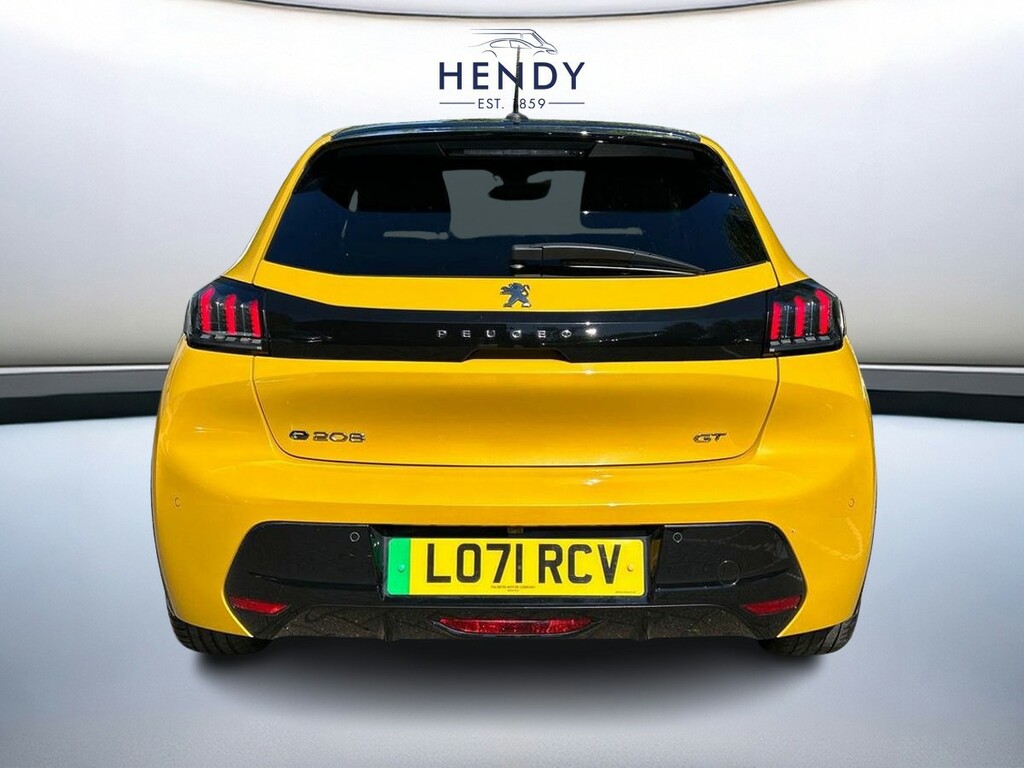 Peugeot e-208 100Kw Gt 50Kwh LO71RCV Yellow #5