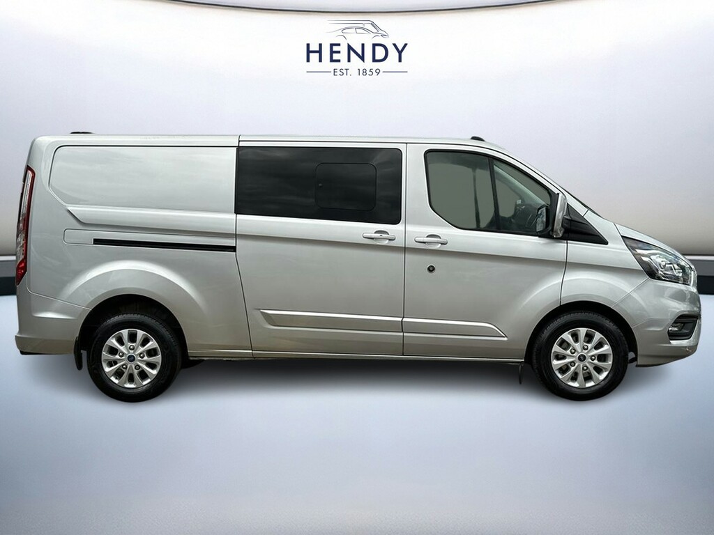 Ford Transit Custom 2.0 Ecoblue 130Ps Low Roof Dcab Limited Van MF71UWX Silver #2